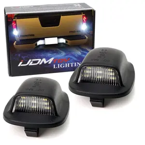iJDMTOY 3W Full LED License Plate Light Kit For 1st Gen Nissan Xterra Frontier Navara, Powered by 12-SMD Xenon White LED Diodes
