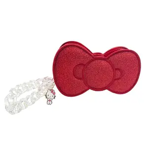 Hello Kitty 50th Anniv. Mini Zipper Pouch (Metallic Bow Series) Hello Kitty 50th Anniv. Mini Zipper Pouch (Metallic Bow Series)