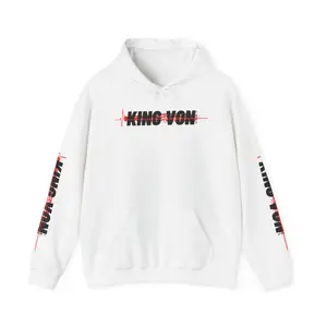 King Von Unisex Heavy Blend Hoodie | Streetwear Style, Hip Hop Fashion, Music Merchandise, Casual Wear, Unique Gift