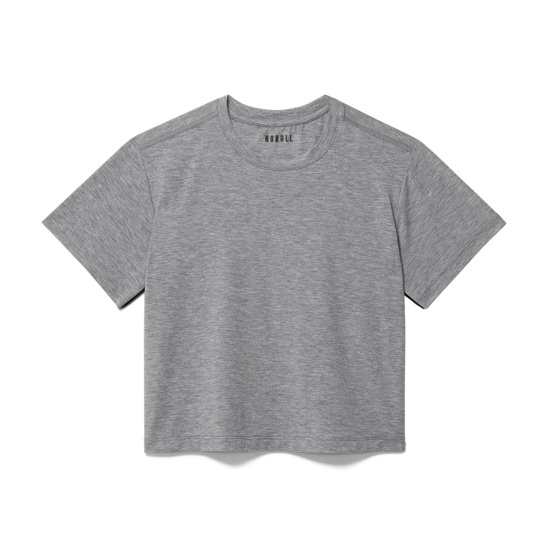 NOBULL Women's Boxy Tee in Heather Grey NOBULL Women's Boxy Tee in Heather Grey