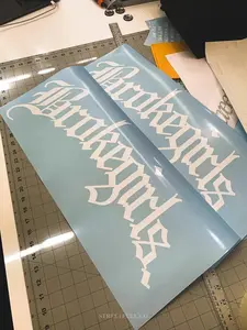 BROKEGIRLS V3 BANNER Vinyl Decals Side Decals