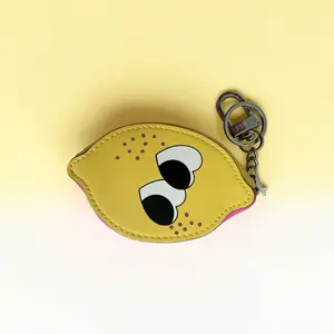 Lemon Coin Purse Keychain, Stylish Keychain with Compact Practical Design, Fashion Accessory for Daily Use