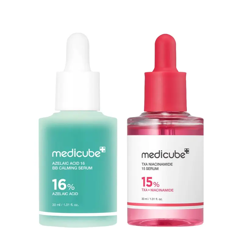 [medicube] The Power Couple l TXA Niacinamide 15% Glow Serum + Azelaic Acid 16 Calming Serum