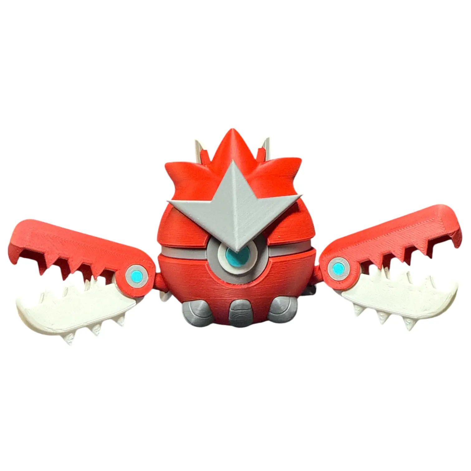 Mega Scizor Poke Ball - Inspired 3D Printed Collectible