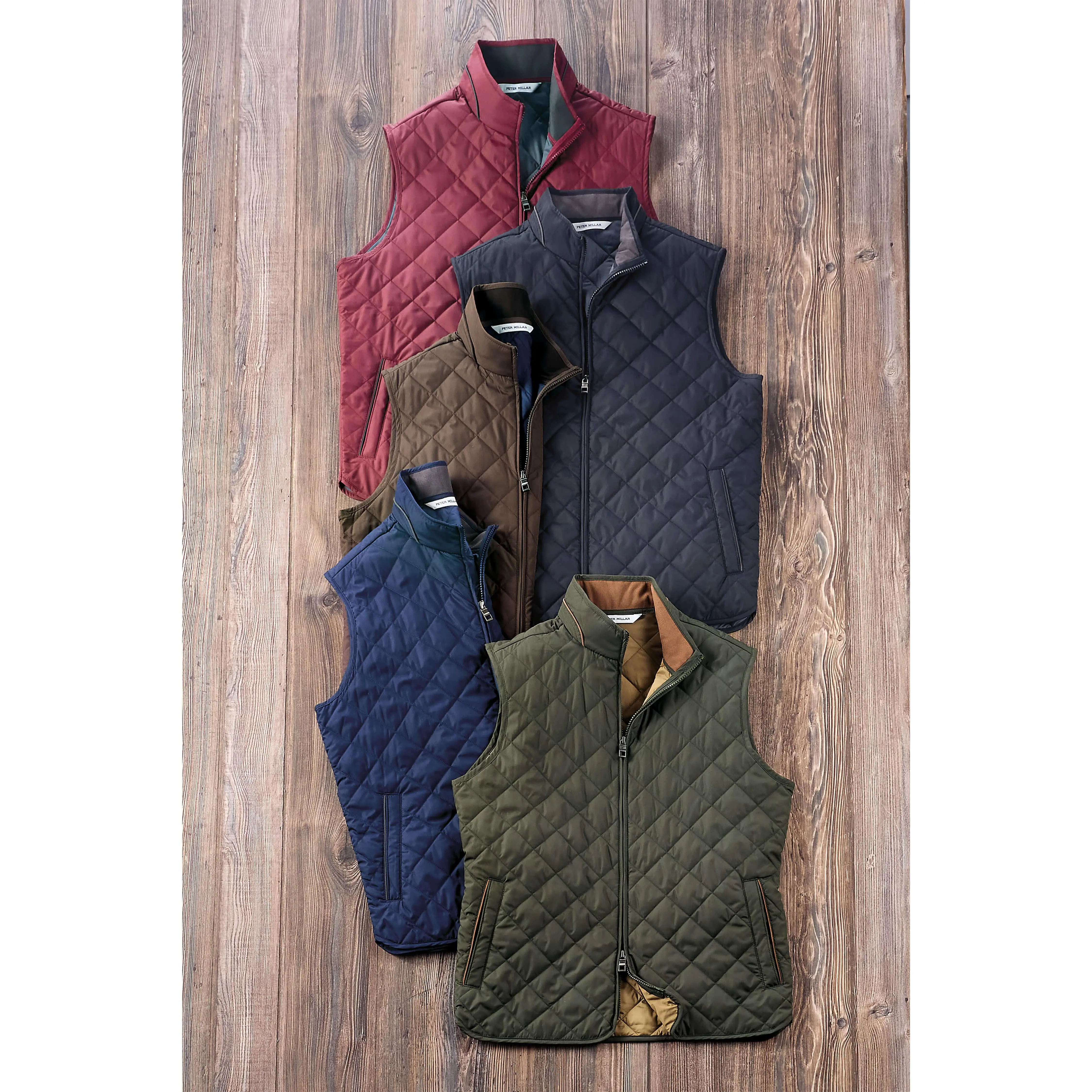 Women's Peter Millar Essex Travel Vest - Polyester Travel Wear with Zippered Front, Classic Sleeveless Casual Top
