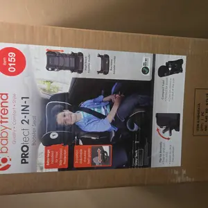 Baby Trend® PROtect 2-in-1 Lightweight Folding Booster Infant Car Seat w/ Side Impact Protection & Comfortable Arm Rests