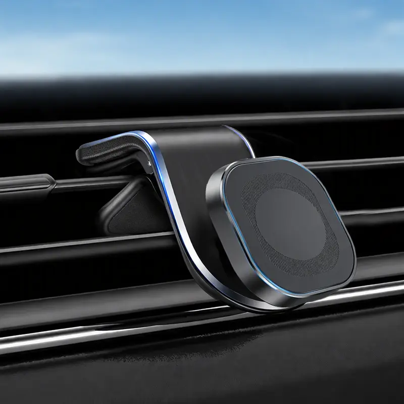 2-piece set, L-shaped magnetic mount, designed specifically for air vents, compatible with any vehicle model—trucks, flatbed trucks, and SUVs