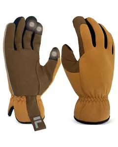 FJDZ Thermal Winter Work Gloves for Men, High Dexterity Cold Weather Glove for Driving, Gardening, Motorcycle, and Mechanics