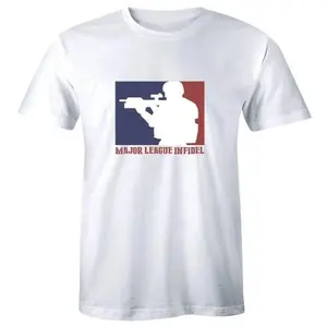 Usmc Marines Special Ops Men'S Military Tee - Major League Infidel Shirt For Patriotic Fashion S Cotton Fit