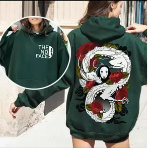 Spirit Away Shirt Sweatshirt Hoodie, No Face Shirt, Chihiro Shirt, Haku Shirt, Studio Ghibli Shirt, Hayao Miyazaki, Anime Lovers Shirt