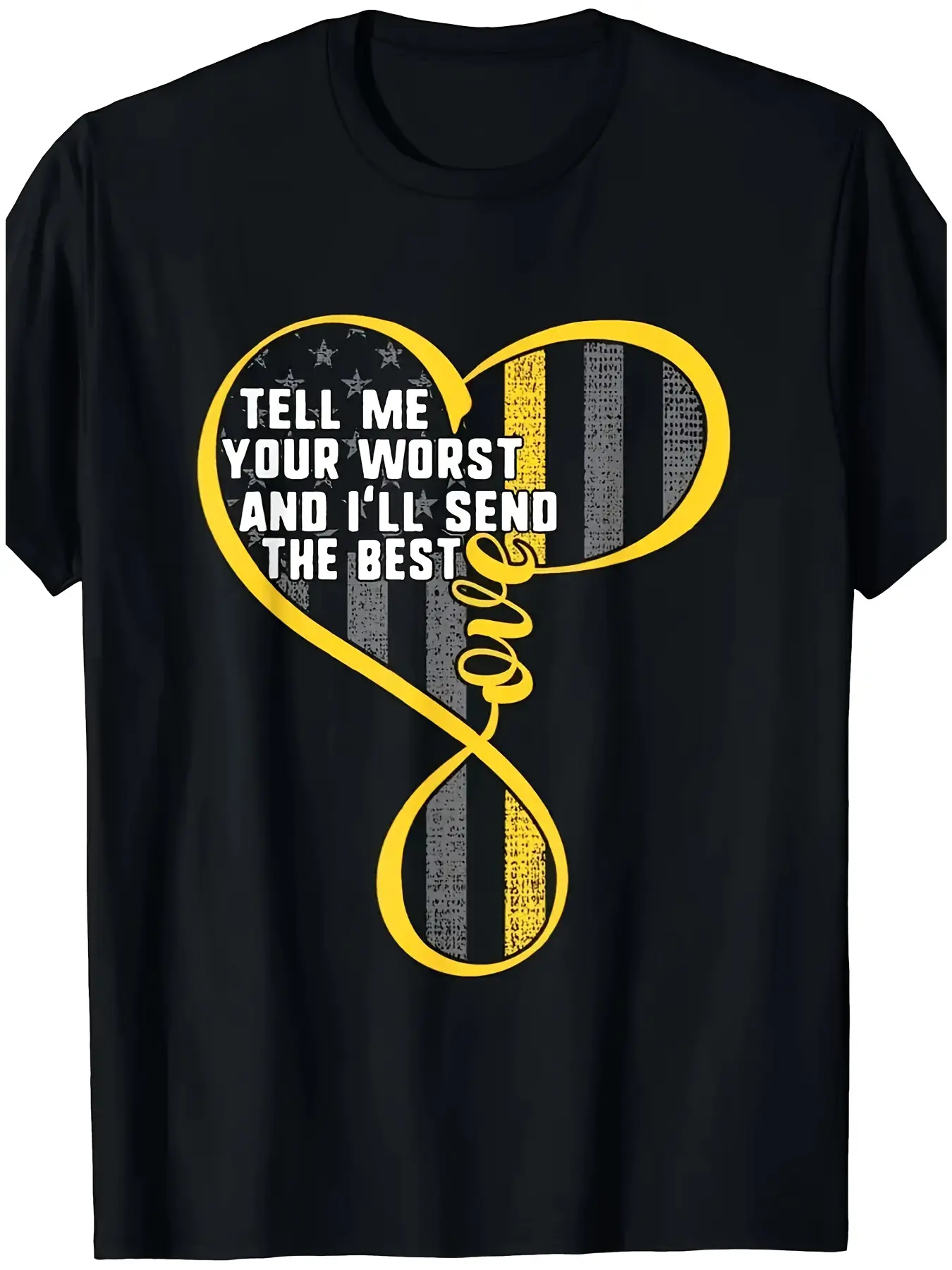 911 Dispatcher Tell Me Your Worst I Send The Best unisex soft cotton short sleeve t shirt, vintage graphic casual tee for men women teens, perfect birthday holiday gift for camping travel gym daily street casual wear