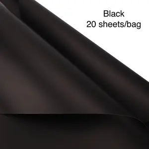 (Black & White )Korean Style Solid-Color Flower Bouquets Wrapping Paper