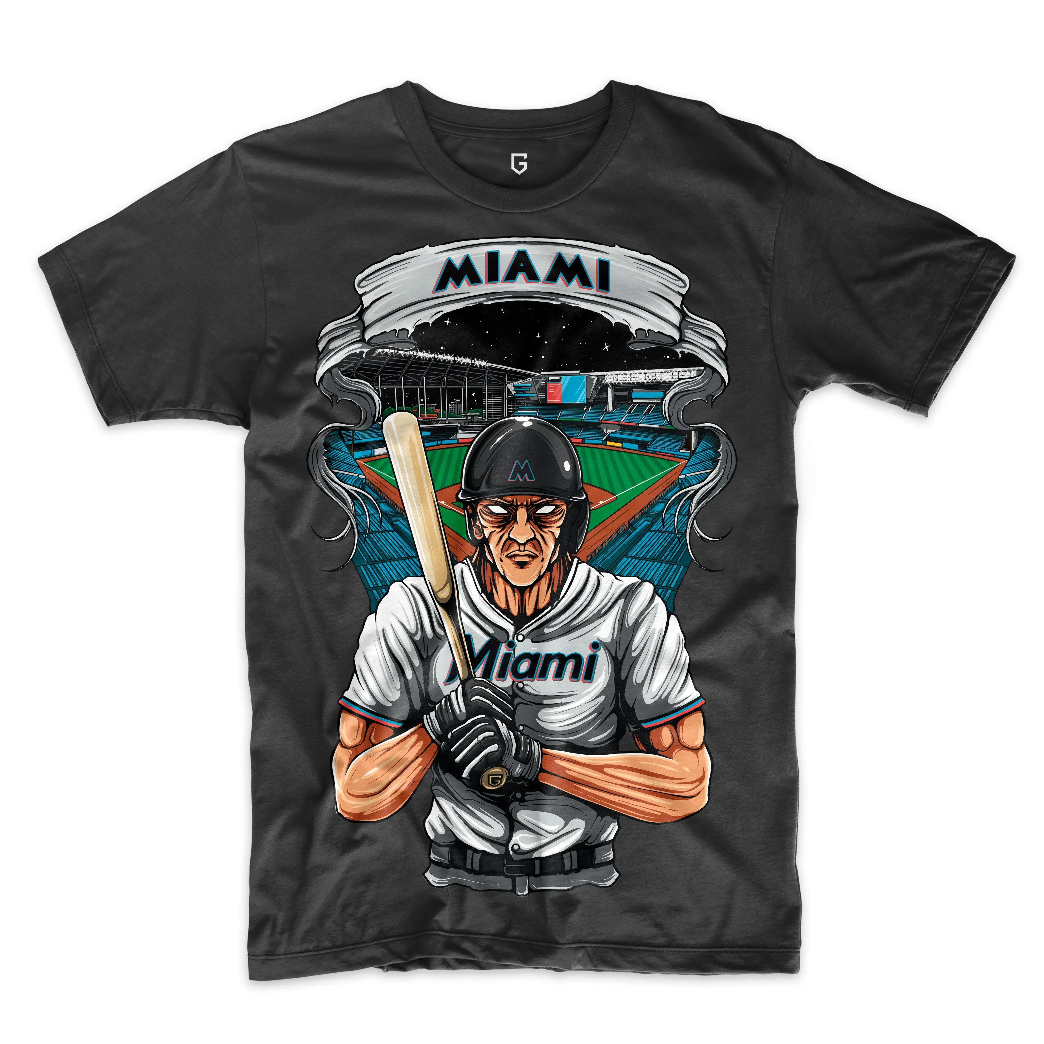 Miami Marlins Baseball Men's Graphic T-Shirt