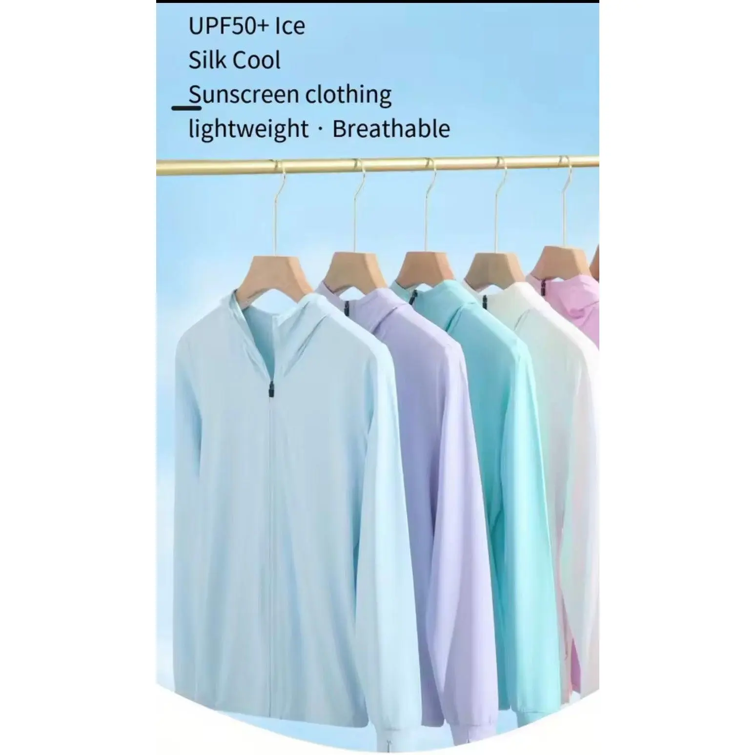 🌞 “Too Hot to Burn — Ice Silk Sun Jacket”
