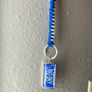 Big Sky Montana  paracord keychain lanyard
