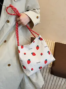 Trendy Bow Bucket Bag 2026 New Arrival, Fashionable Crossbody Shoulder Bag, Large Capacity, Casual All-Season Design for Women