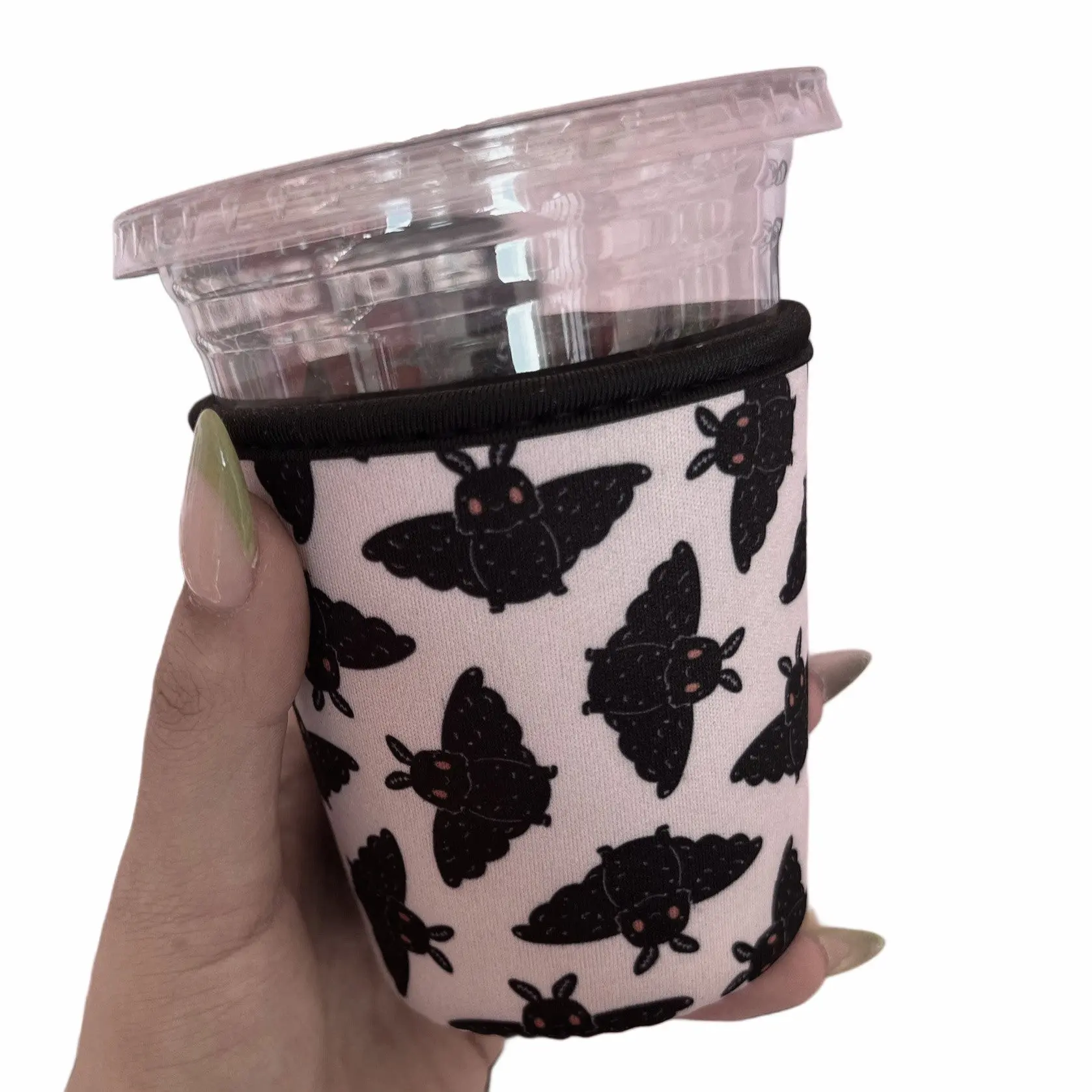 Mothman Drink Sleeve, 2 Sizes, Reusable Drink Protectors for Coffee Cups, Tumblers