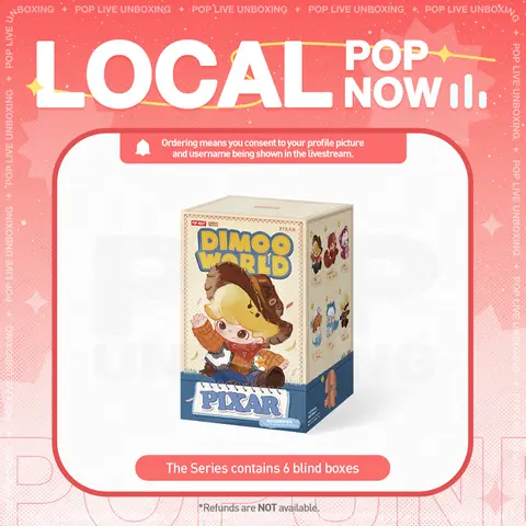 [POP NOW] POP MART DIMOO WORLD × PIXAR Series - Vinyl Plush Pendant Blind Box