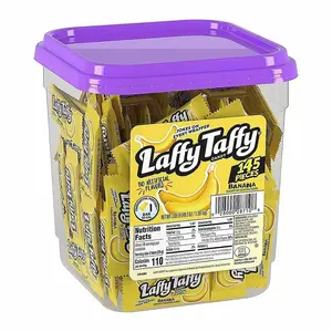 Laffy Taffy Candy, Banana Flavor, Individually Wrapped Candy (145 Pieces)