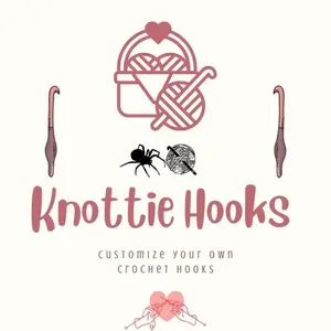 KnottieHooks - Customize Your Own Knottie Crochet Hook - Crochet Tools, Durable & Comfortable Custom Crochet Hooks for Enthusiasts, Personalized Crochet Tools for Unique Style