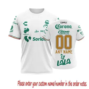 LIGA MX Club Santos Laguna Shirt 3D Personalized 2025-26 Third Design