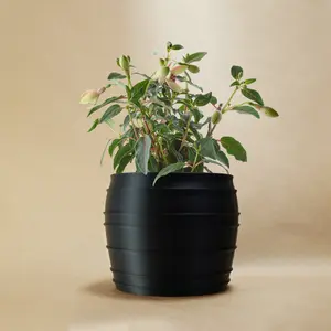 The Vintage Siena Planter, Plant Pot with Excellent Drainage and Drip Tray, Multiple Sizes and Colors