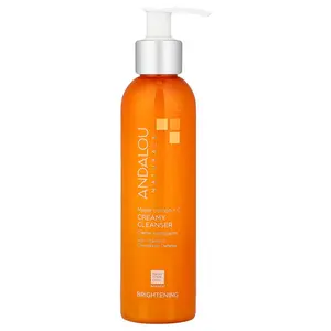 Andalou Naturals Meyer Lemon + C Creamy Cleanser, Brightening, 6 fl oz (178 ml)