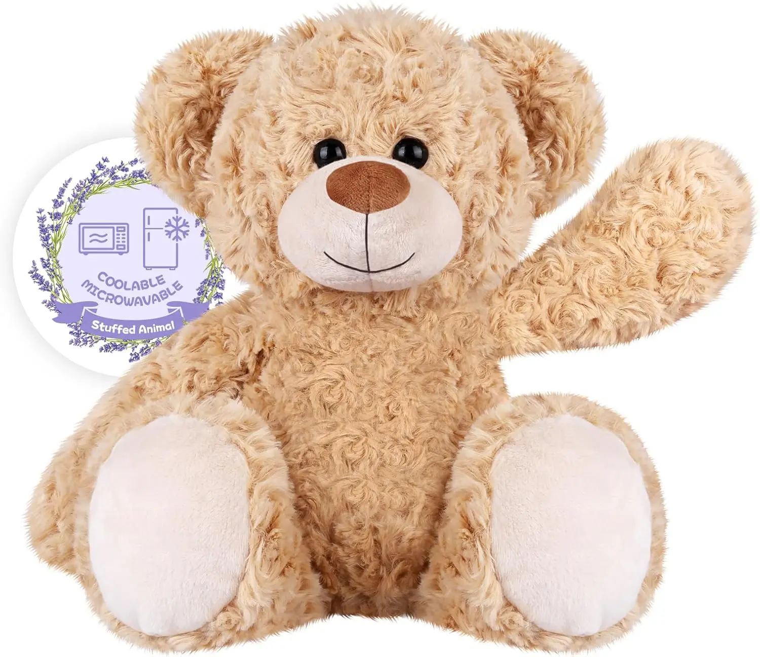 Microwavable Stuffed Animal Heated Pad Teddy Bear, Warmable Gifts for Teens and Kids