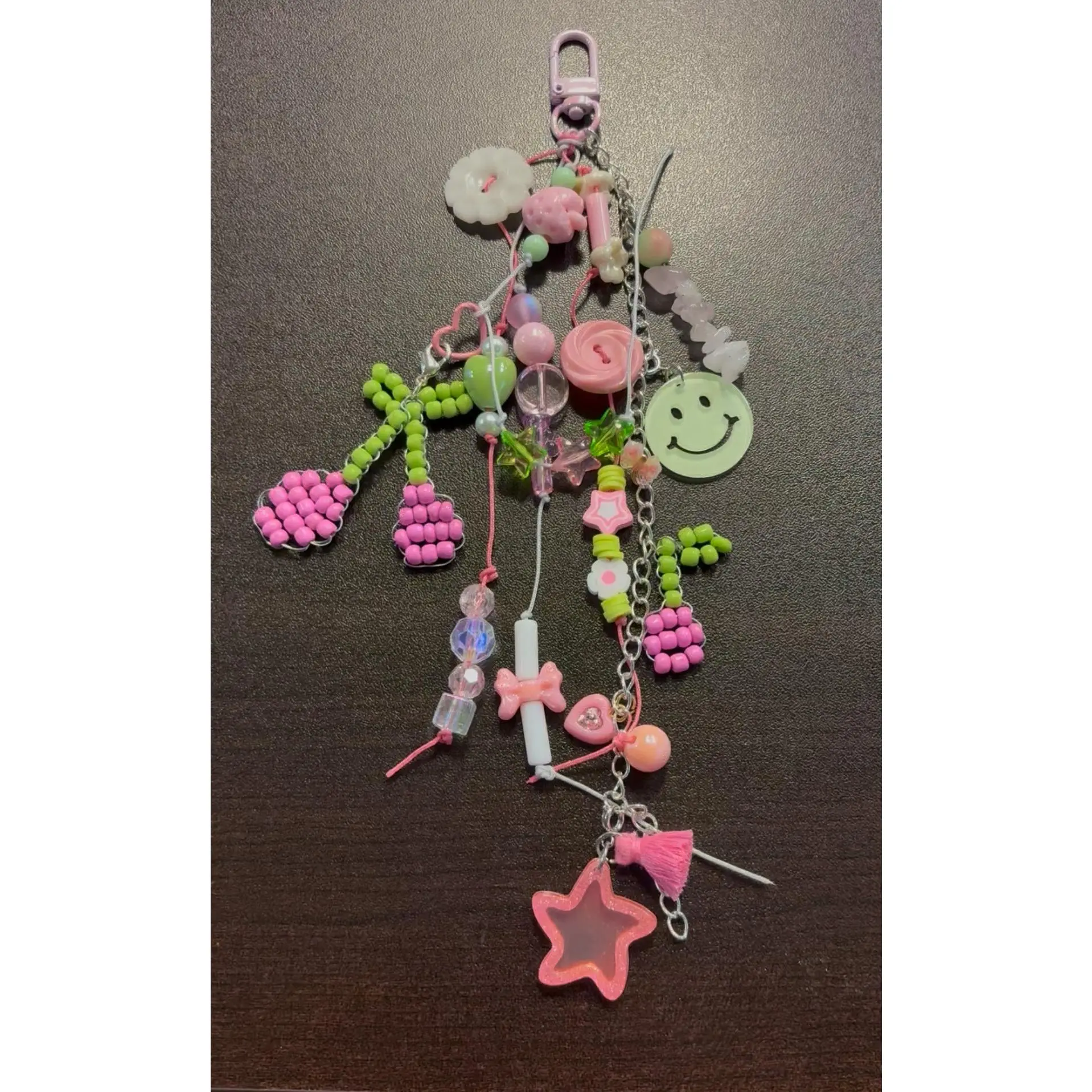 Cherries in Pink🌸 Bag/Journal Charm