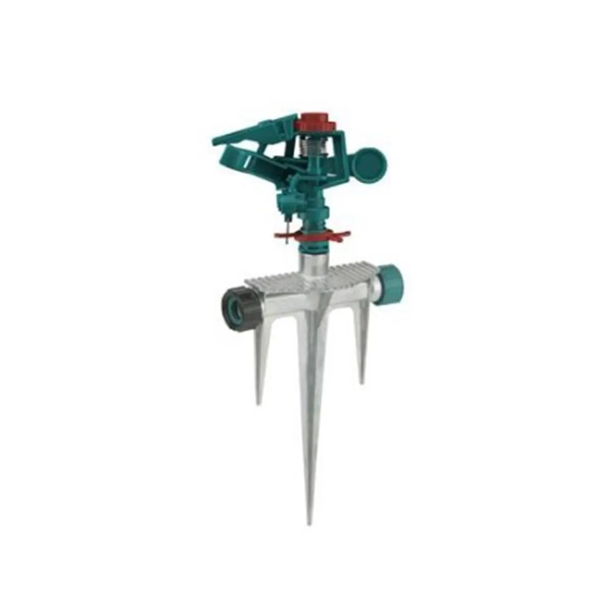 212 MAIN Gilmour High-Impact Polymer Impulse Spray Head Sprinkler, Hose Attachment Watering Equipment, 1.4 lbs, 3.15in x 11in x 11.89in, Rust-Resistant Polymer Base, Fingertip Screw Diffuser Adjustment, Water-Saving Compact Tool for Garden Outdoor Use