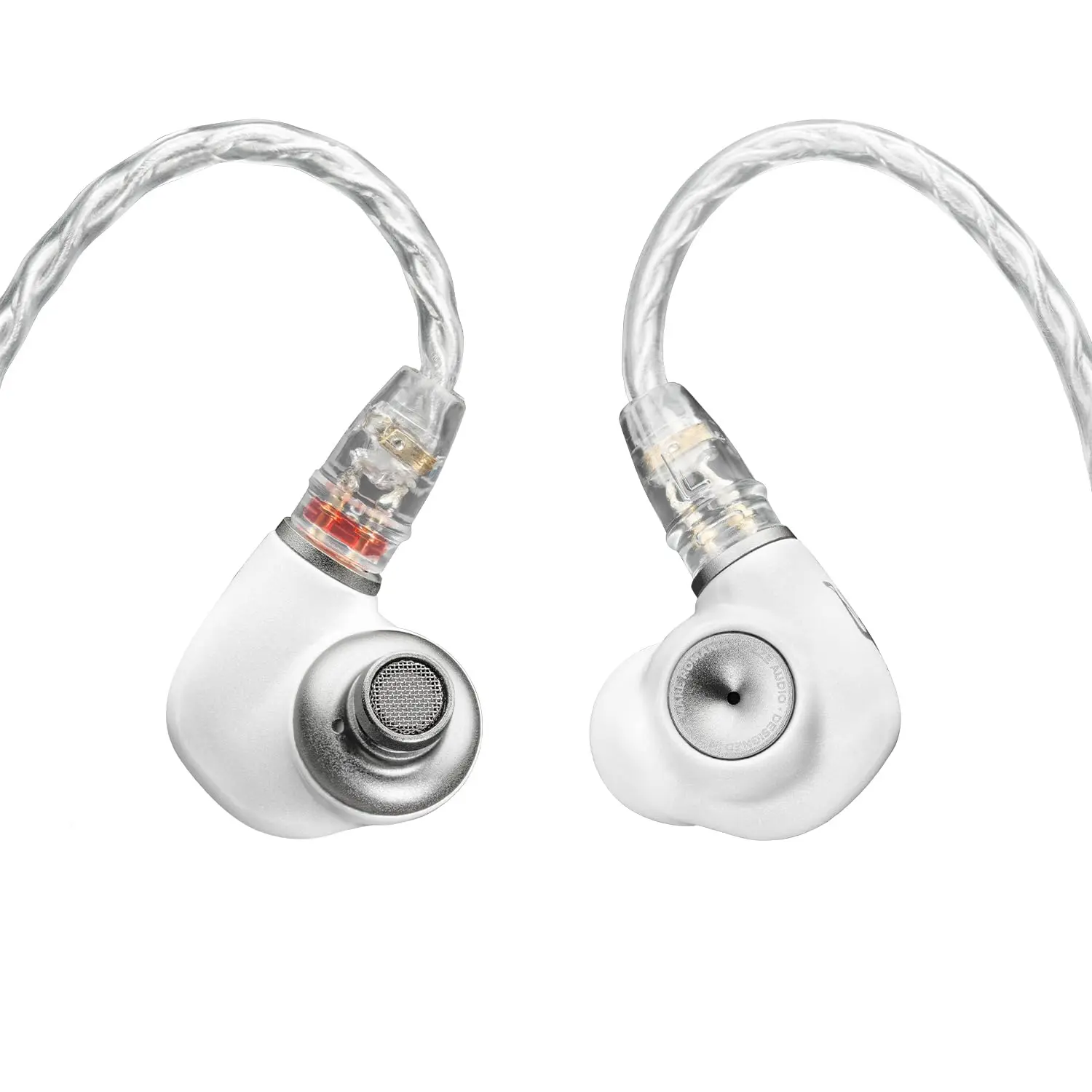 MEZE AUDIO ALBA | Wired Earbuds in-Ear Monitor Headphones for Audiophiles | USB-C Adapter Included | Smartphone Compatible | Noise Isolating | Ergonomic Metal Chassis