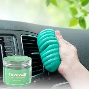 TICARVE Cleaning Gel for Car Detailing Car Cleaning Putty Auto Detailing Gel Detail Tools for Car Interior Cleaner Kit Car Vent Cleaner Automotive Car Cleaner Green No Brand