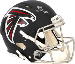 Drake London Atlanta Falcons Autographed Riddell Speed Authentic Helmet - Fanatics Authentic Certified