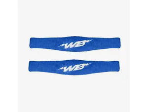 We Ball Sports Skinny Bicep Bands (Blue, 2-Pack)