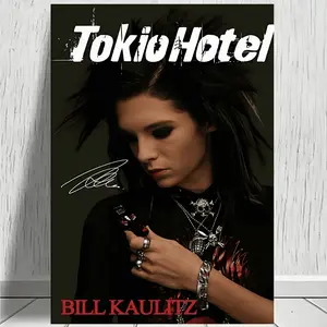 1PC Tokio Hotel Rock Band Print Poster - No Frame Vintage Music Wall Decor, Vintage Music Poster, Music Decor, Music Wall Decor, No Frame