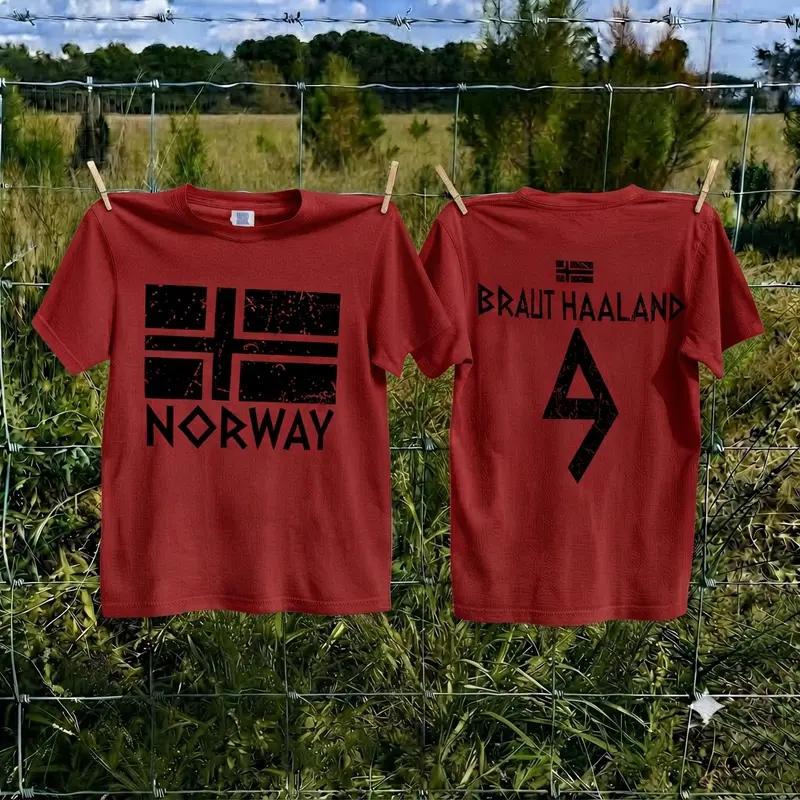 Norway Haaland 2 Side Comfort Colors 1717 Shirt – Screen Printed on Comfort Colors Shirt – Unisex Heavy Cotton Tee – Gift for Fans – Gift Ideas