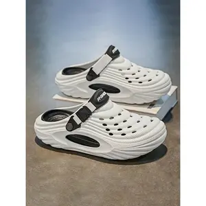 Men's Outdoor Sports Sandals, Casual Comfortable Breathable Platform Sandals, Eva Sandals for Beach, Camping, Hiking, Fashionable Shoes for Outdoor Activities, Footwear