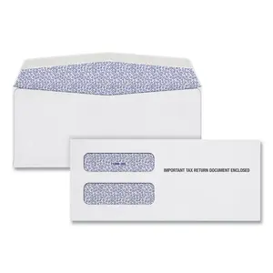 212 MAIN 1099 Double Window Envelope, Pack of 500, Commercial Flap, Security Tint for Confidentiality