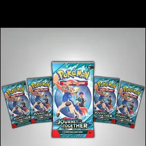 Pokémon Journey Together Collectible Pack - Sealed Trading Card TCG Booster, Accessory for Non-Sports Trading Cards, Collectible Card