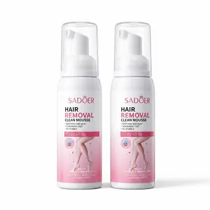 Bikini Pain-Free Hair Removal Cream（Hair Removal Mousse） for Sensitive Skin Gentle & Fast-Acting Depilatory , Aloe & Hyaluronic Acid for Soothing Care, Suitable for Men & Women Non-irritating-A Dermatologically outdoorfun