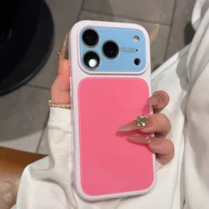 New Summer Dopamine Color Block Phone Case—Compatible with iPhone 17 Pro Max, 16, 15, 14, and 13 Pro series,