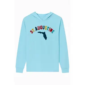 St. Augustine Rainbow Hoodie Long Sleeve Shirt