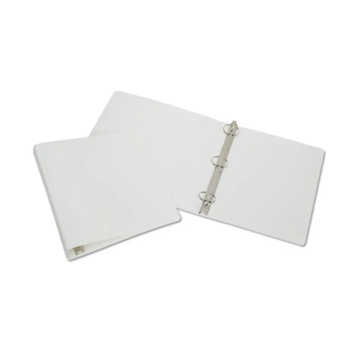 212 MAIN 1.5 in. Lightweight Compact Polyethylene 3-Ring Flexible Binder - White, Round-O Rings, Double Opening-Closing Boosters, Durable, Grease-Resistant, Scuffmark-Resistant, Sheet Capacity Office Document Binding Solution