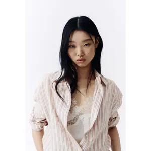 H&M Oversized lyocell-blend shirt