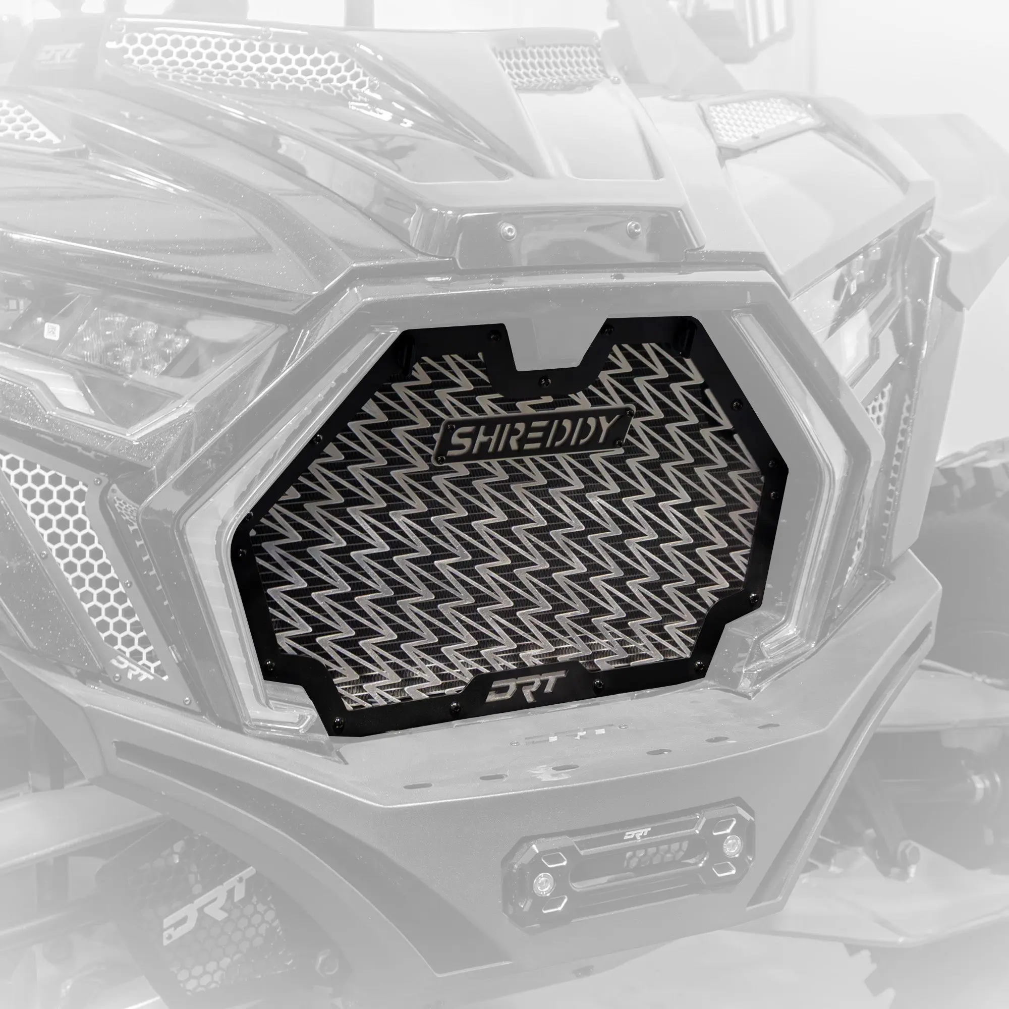 DRT x Shreddy Aluminum Front Grill for Polaris 2025+ RZR Pro XP/Pro S /Pro R