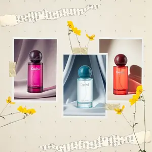 Caché Fragrance | Fleur Éclatante + Vanille Solaire + Cerisier Rouge | Rose Vanilla Silk Trio | Eau De Parfum (3 x 1.7oz / 50ml)