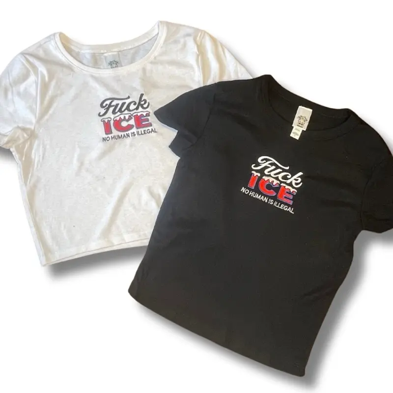 Crush ICE Embroidered T-Shirt or Baby Tee