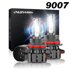 For Ford Mustang Convertible 2-Door 3.8L 4.6L 1994-2004 9007 LED Headlight Bulbs