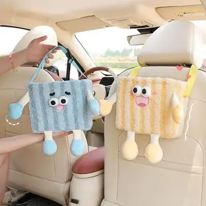 Multifunctional Hanging Car Trash Can, Backseat Umbrella Storage Bucket & Vehicle Interior Organizer