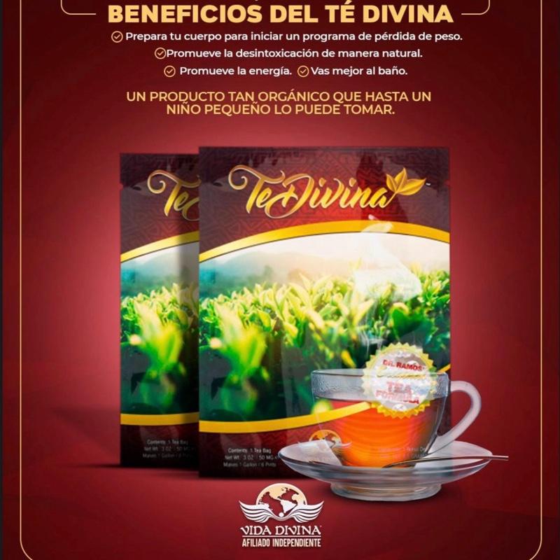 Detox Básico Té Divina + Ignite - Natural Detox Formula for a Healthful Drink - Tea, Beverage Herbal Fruit